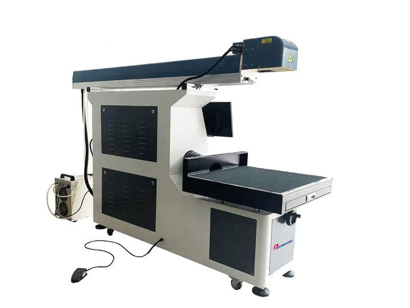 Máquina de marcado láser CO2 de gran formato para papel, corte de cuero
