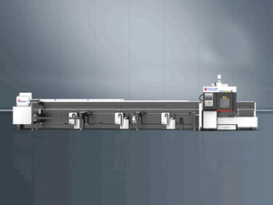 Máquina de cortar tubo láser lateral de dos camarillas