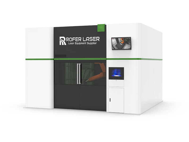 Máquina de corte láser de fibra robot 3D