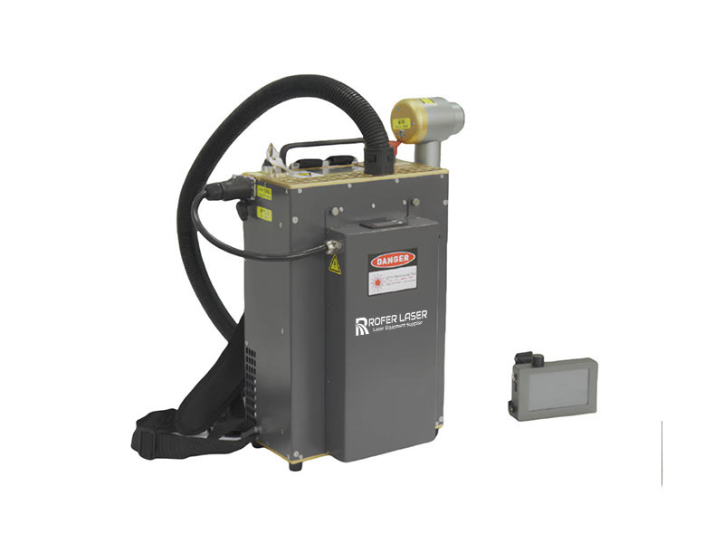 Máquina de limpieza láser de pulso de mochila