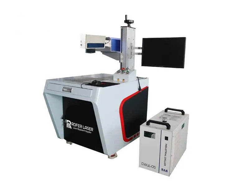 Máquina de perforación de vidrio de borosilicato láser DPSS 55W