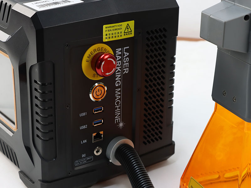Máquina de marcado láser portátil de 20W 30W 50W 50W para marcas de metal