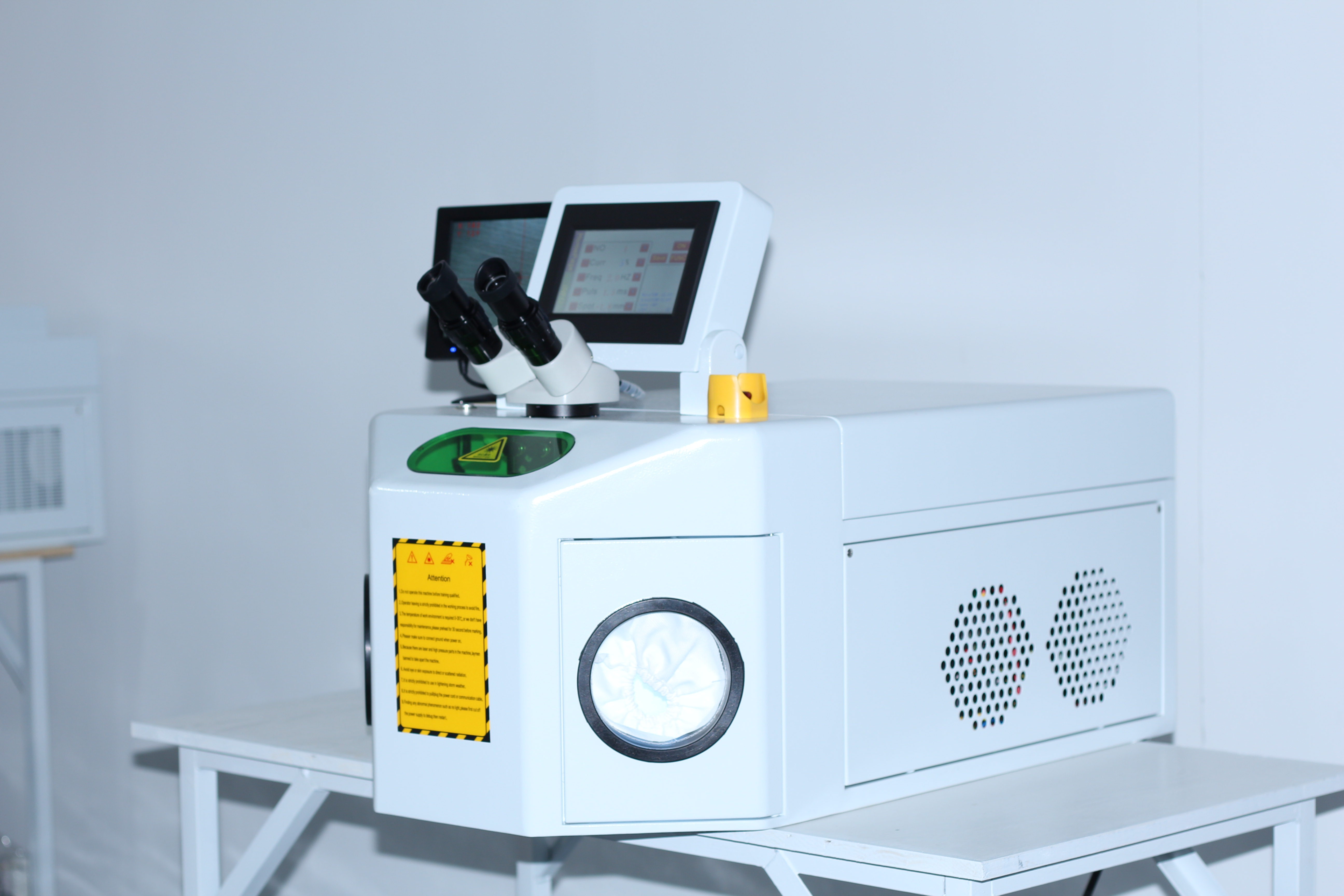 Soldadora láser de titanio, platino, plata, oro, joyería, 200W