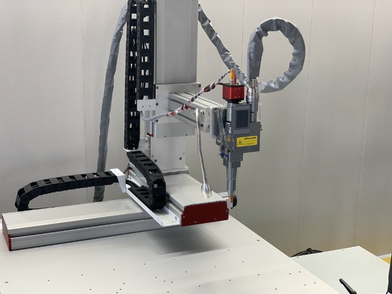 soldadora automática del laser de la fibra de la plataforma de 1500w 2000w 3000w 6000w