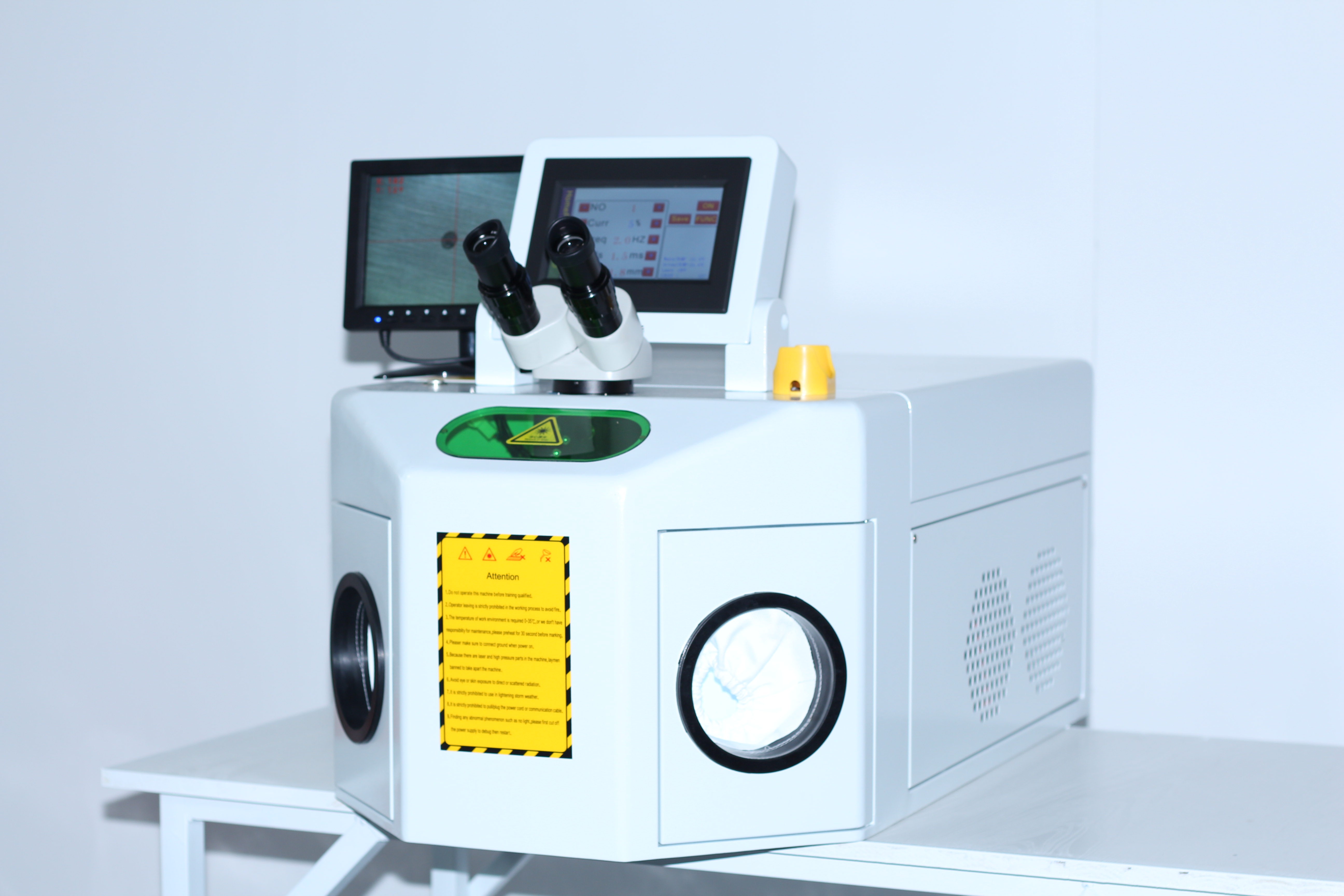 Soldadora láser de titanio, platino, plata, oro, joyería, 200W